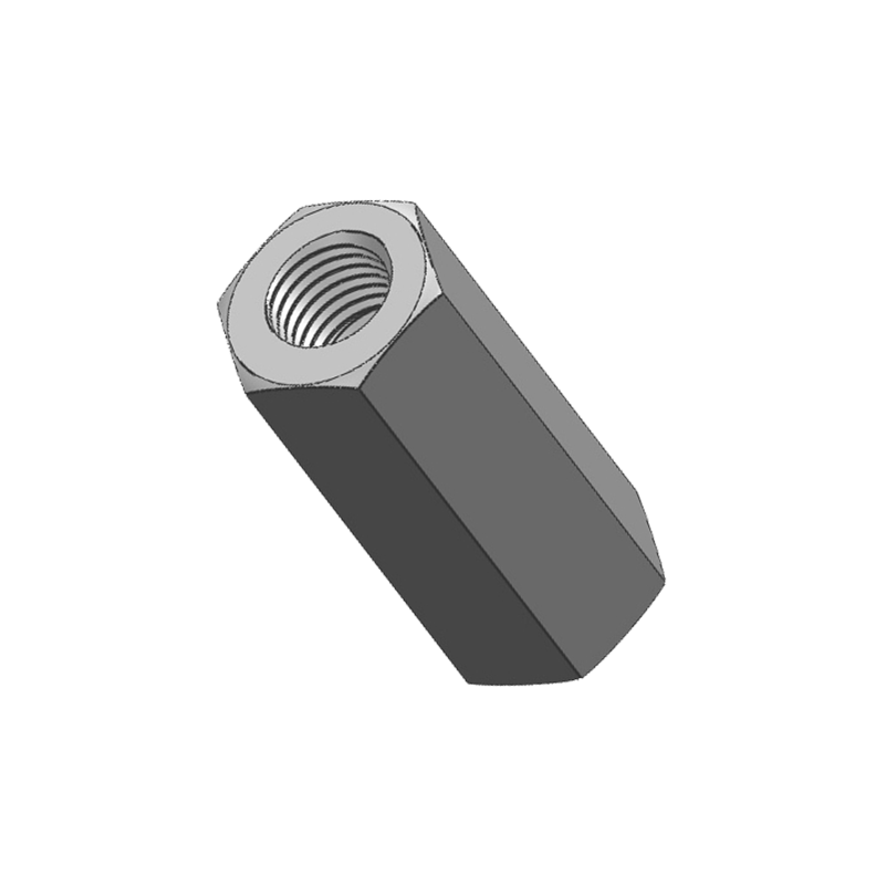 Long hex nut