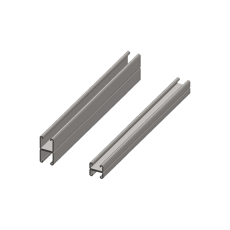 Double channel steel